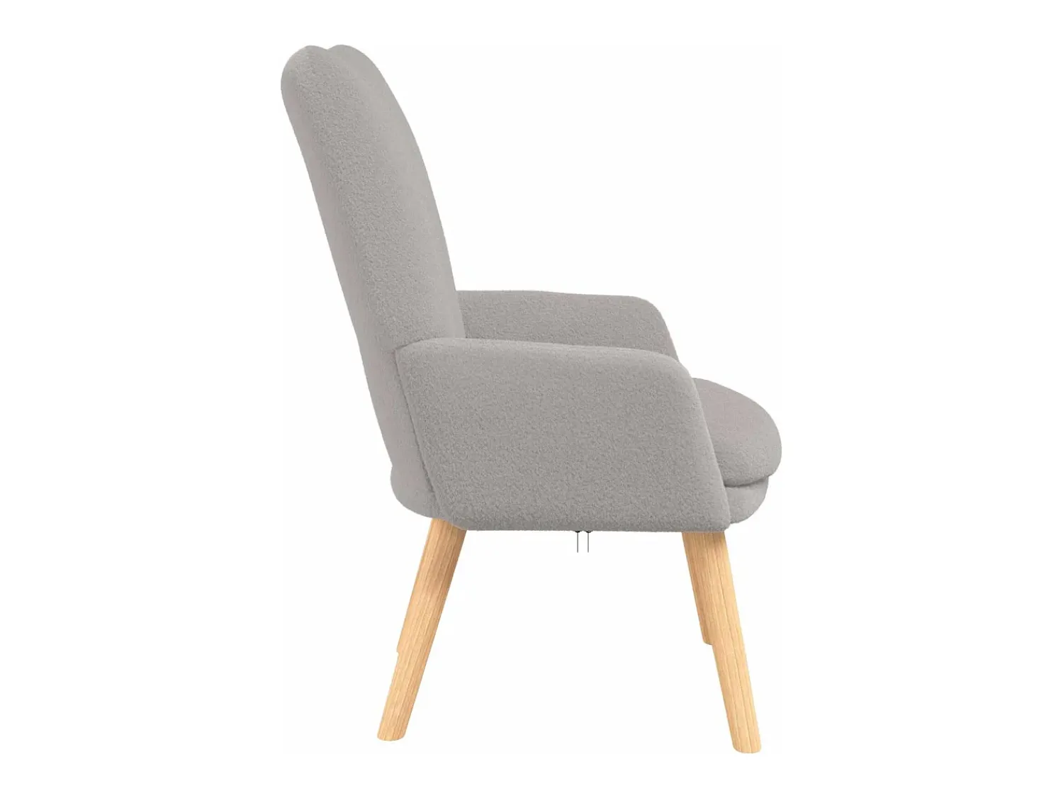 vidaxl poltrona Cinzento-claro 63 x 67 x 94 cm^ Poltrona