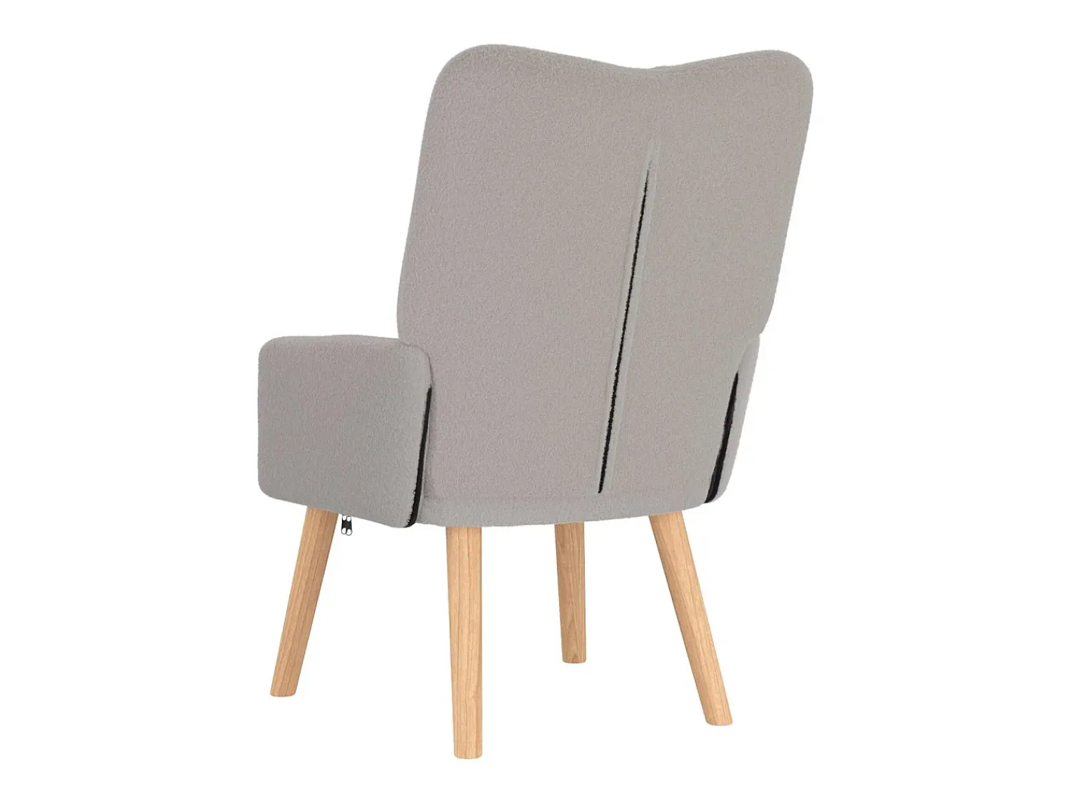 vidaxl poltrona Cinzento-claro 63 x 67 x 94 cm^ Poltrona