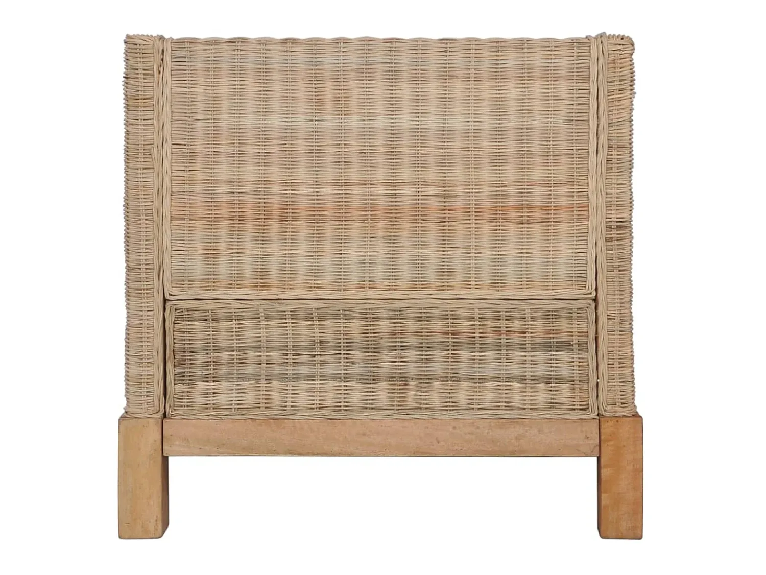 Poltrona* Poltrona com almofadões em vime natural PT508799 Castanho