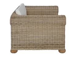 Poltrona| Poltrona com almofadões em vime natural PT626102 Castanho