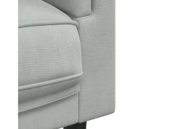 Hot vidaxl Poltrona com almofadão veludo -claro Cinzento