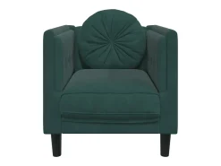 Poltrona* Poltrona com almofadão veludo -escuro PT597135 Verde