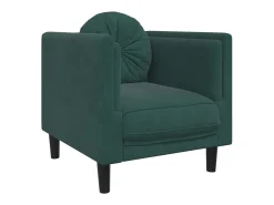 Poltrona* Poltrona com almofadão veludo -escuro PT597135 Verde