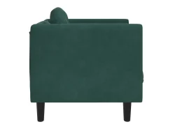 Poltrona* Poltrona com almofadão veludo -escuro PT597135 Verde