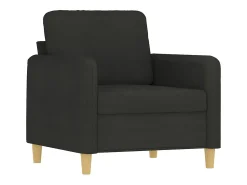 Poltrona| Poltrona com apoio de pés 60 cm tecido PT296828 Preto