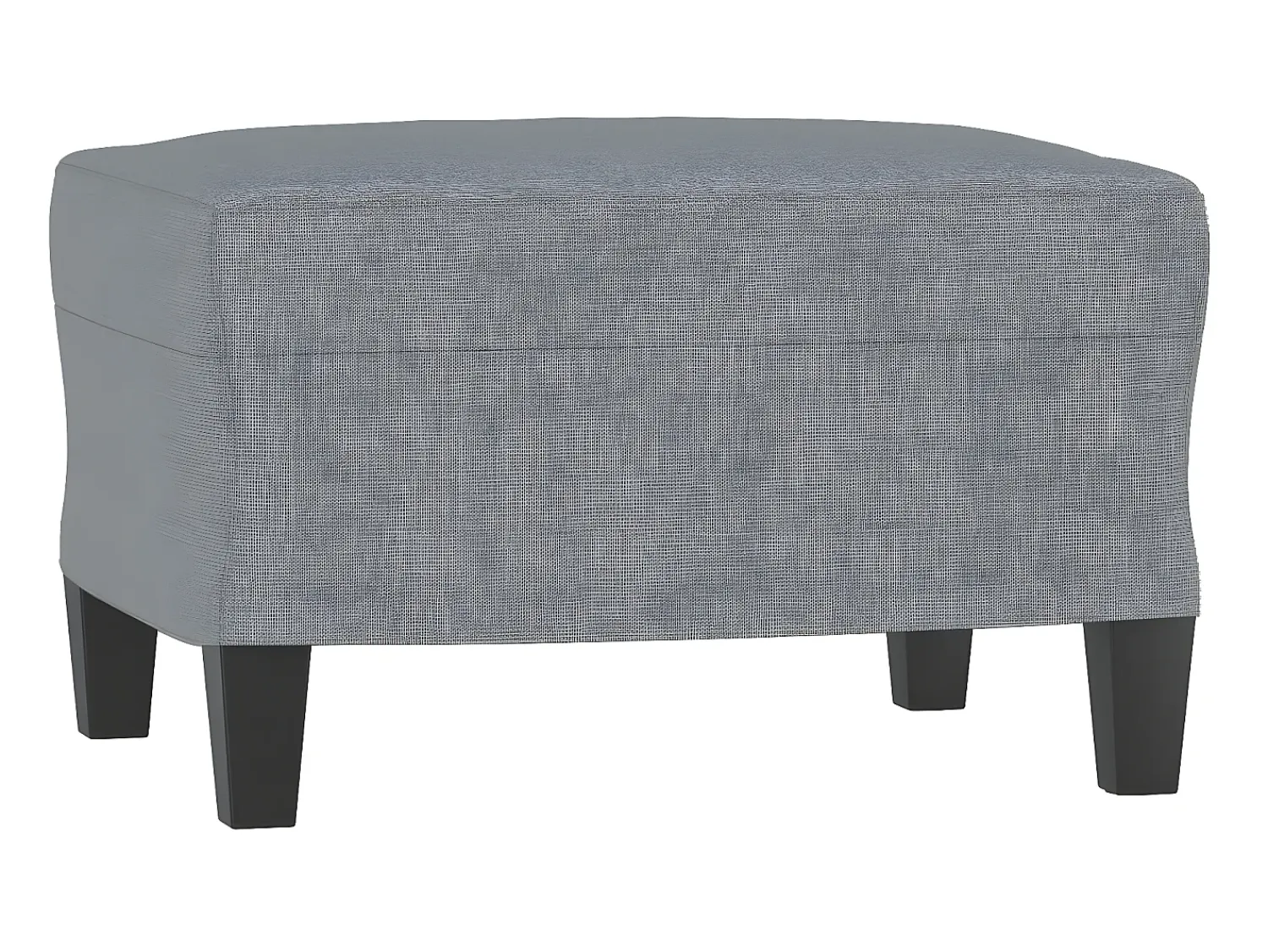 Discount Poltrona com apoio de pés 60 cm tecido -claro PT517126 Cinzento