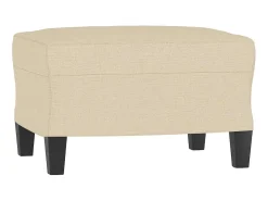 Poltrona| Poltrona com apoio de pés 60 cm tecido cor PT395530 Creme