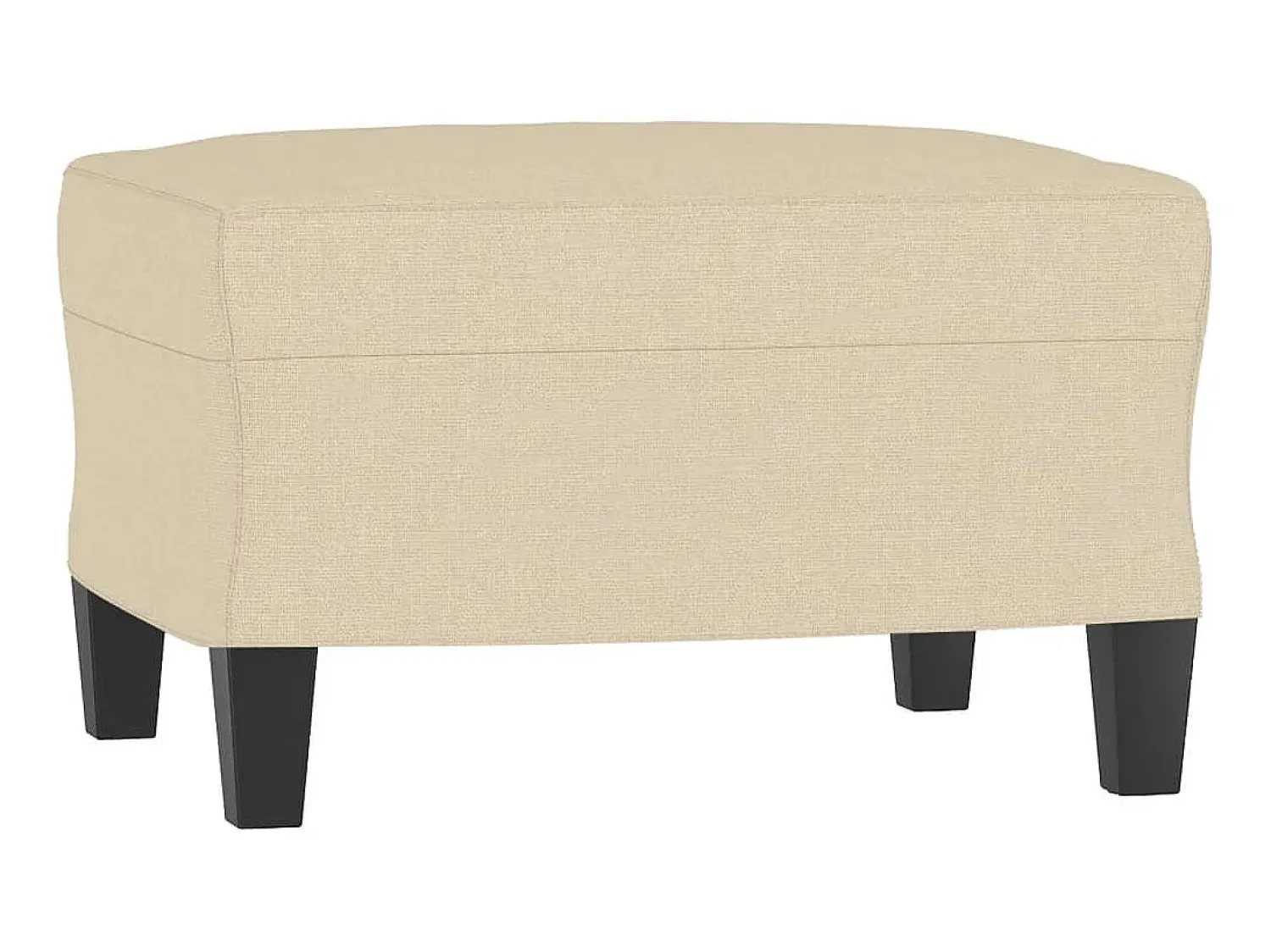 Poltrona| Poltrona com apoio de pés 60 cm tecido cor PT395530 Creme
