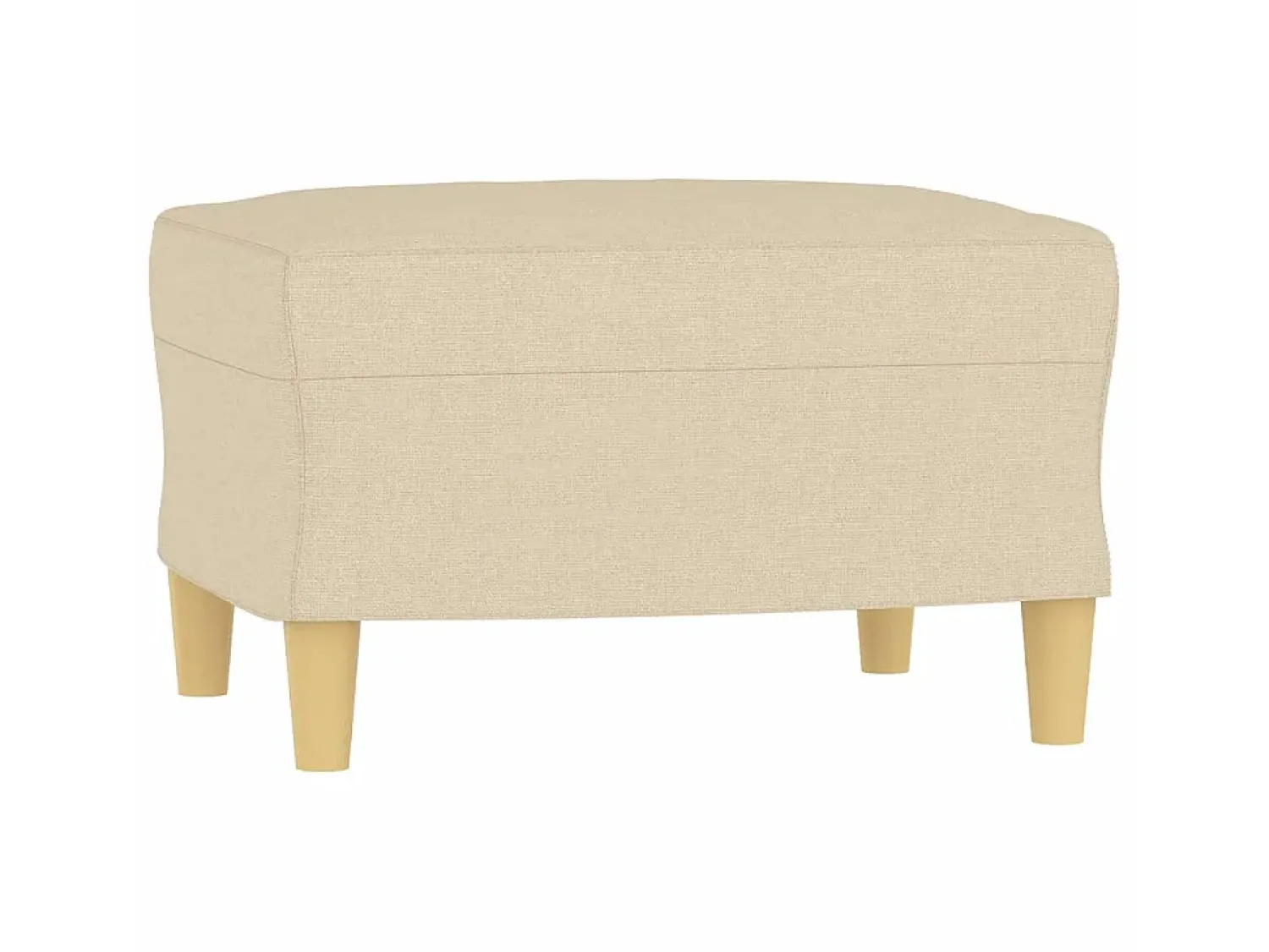 Poltrona| Poltrona com apoio de pés 60 cm tecido cor PT897988 Creme