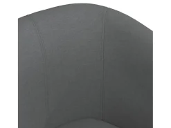 Poltrona*vidaxl Poltrona com apoio de pés tecido -escuro Cinzento