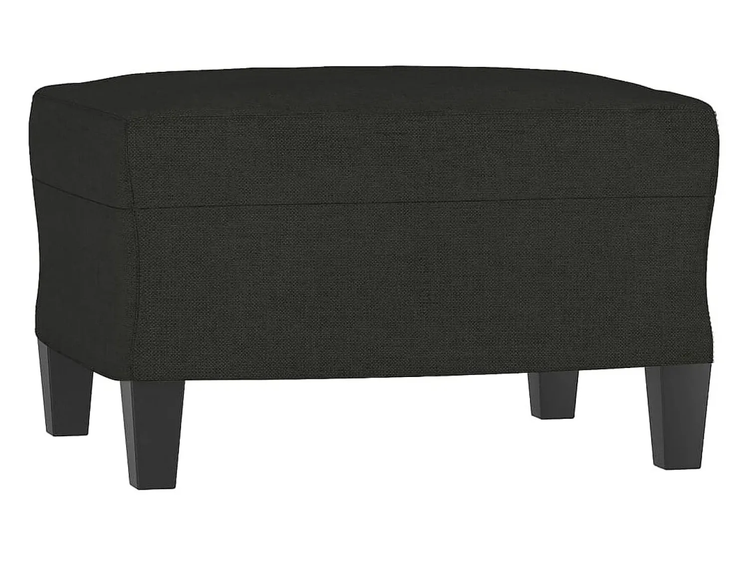Discount Poltrona com apoio de pés 60 cm tecido PT481332 Preto