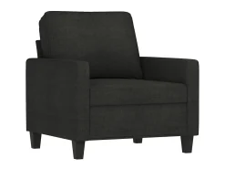 Discount Poltrona com apoio de pés 60 cm tecido PT481332 Preto