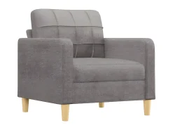 Poltrona* Poltrona com apoio de pés 60 cm tecido cinza-acastanhado PT571478 Taupe