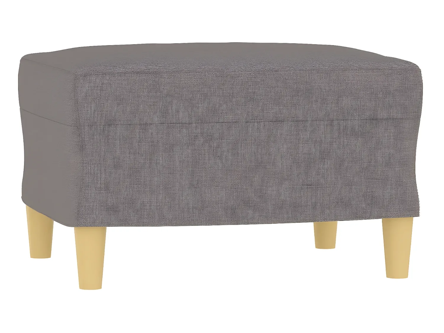 Poltrona* Poltrona com apoio de pés 60 cm tecido cinza-acastanhado PT571478 Taupe