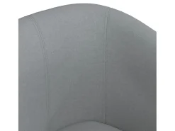 vidaxl Poltrona com apoio de pés tecido -claro^ Poltrona