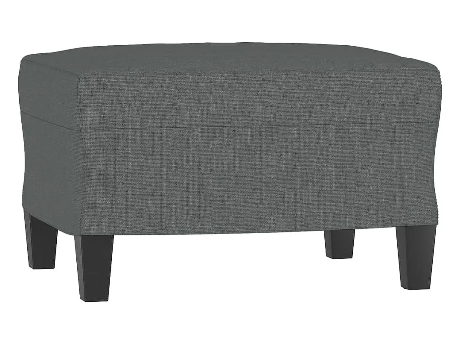 Best Poltrona com apoio de pés 60 cm tecido -escuro PT868253 Cinzento
