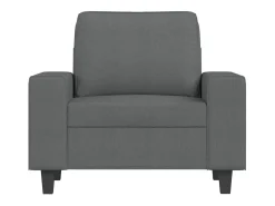 Best Poltrona com apoio de pés 60 cm tecido -escuro PT868253 Cinzento