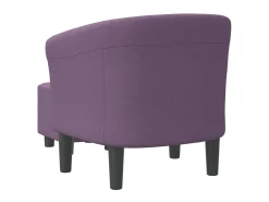 Poltrona* Poltrona com apoio de pés tecido roxo PT734549 Violeta
