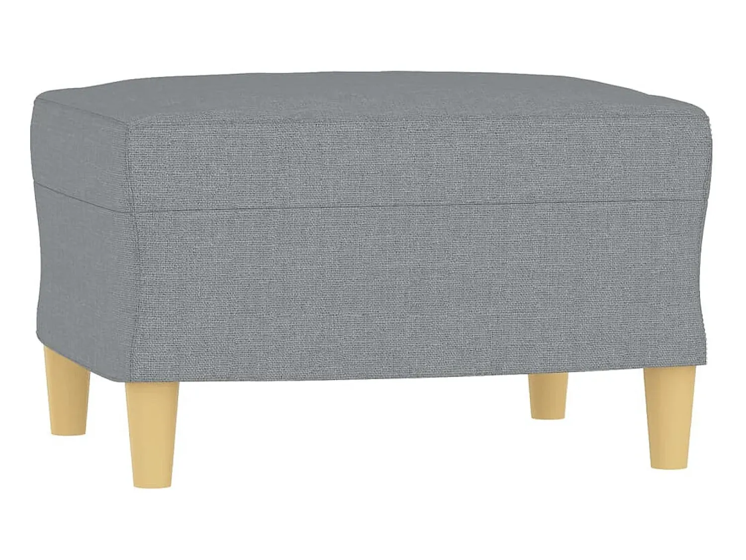 Poltrona| Poltrona com apoio de pés 60 cm tecido -claro PT725897 Cinzento