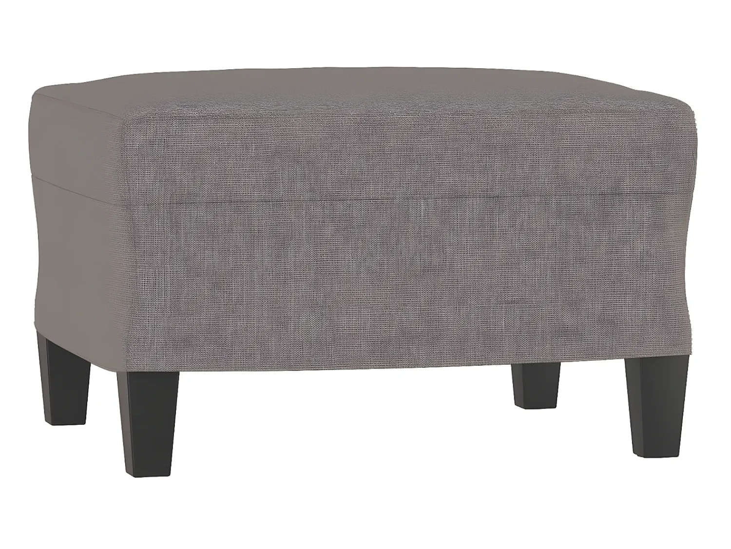 Sale Poltrona com apoio de pés 60 cm tecido cinza-acastanhado PT353080 Taupe
