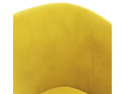 Sale vidaxl Poltrona com apoio de pés veludo Amarelo