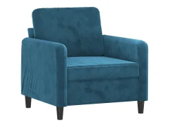 vidaxl Poltrona com apoio de pés 60 cm veludo^ Poltrona