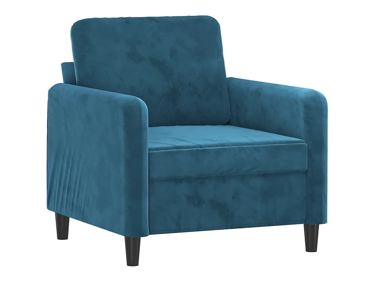 vidaxl Poltrona com apoio de pés 60 cm veludo^ Poltrona