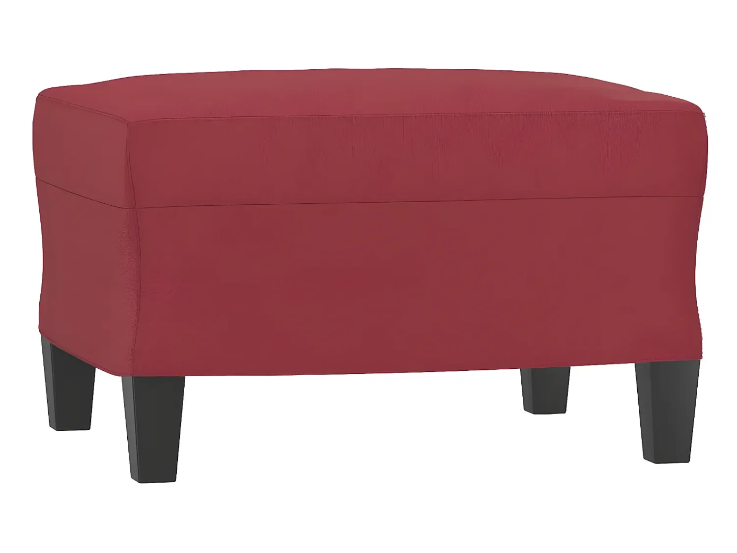 Poltrona com apoio de pés 60 cm couro artificial tinto PT661774^ Poltrona