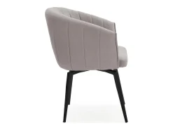 Poltrona* Poltrona com estrutura metálica e pernas 60x60 h81 cm Cinzento