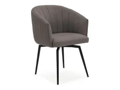 Poltrona* Poltrona com estrutura metálica e pernas 60x60 h81 cm Cinzento