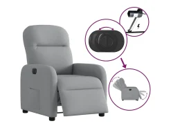 Poltrona* Poltrona Confortável | Poltrona reclinável elétrica tecido -claro SHL462825 Cinzento