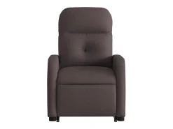 Poltrona| Poltrona Confortável | Poltrona reclinável elevatória tecido -escuro SHL348345 Castanho
