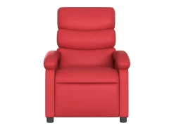 Poltrona| Poltrona Confortável | Poltrona reclinável elétrica couro artificial SHL570198 Vermelho