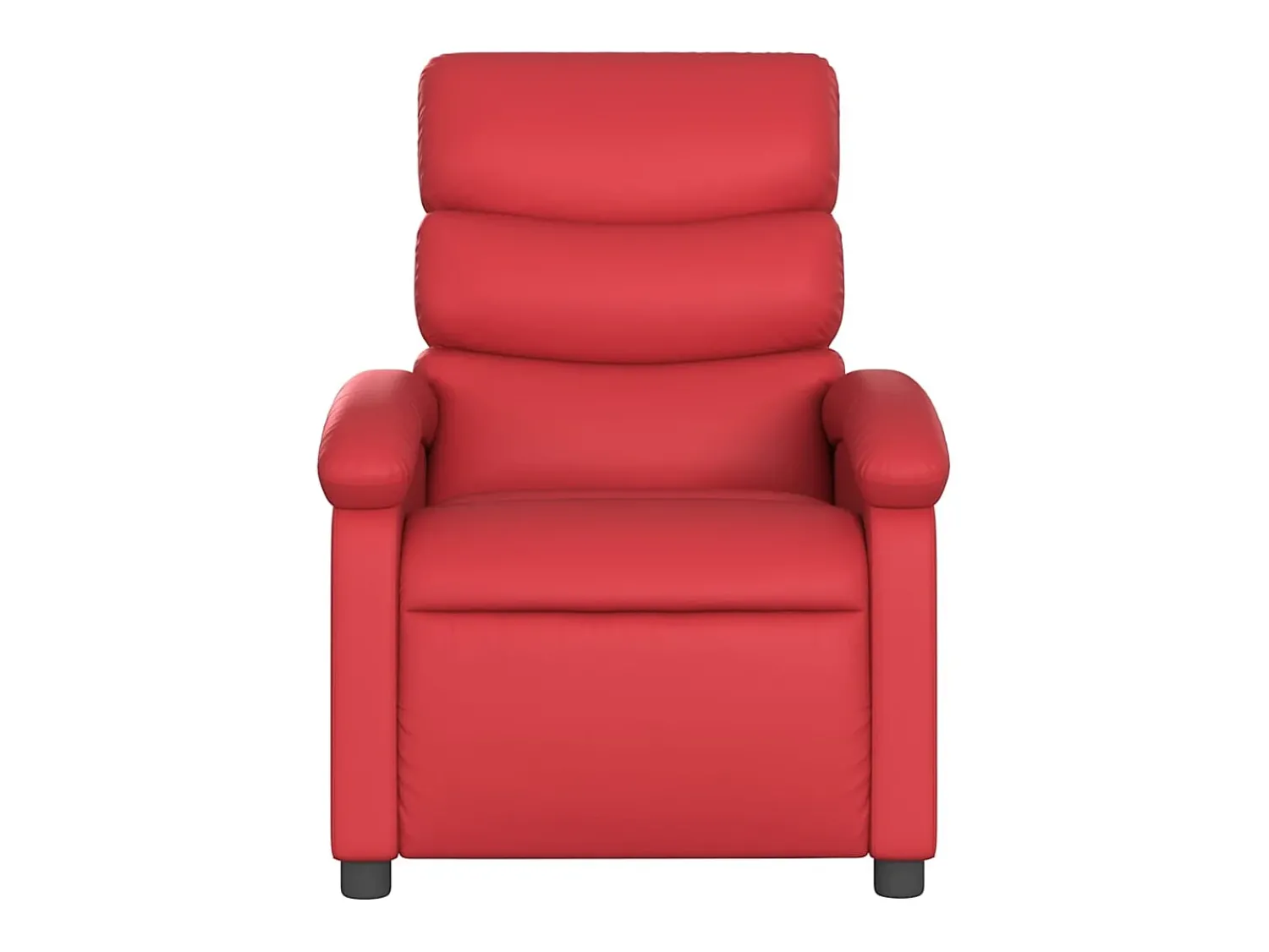 Poltrona| Poltrona Confortável | Poltrona reclinável elétrica couro artificial SHL570198 Vermelho