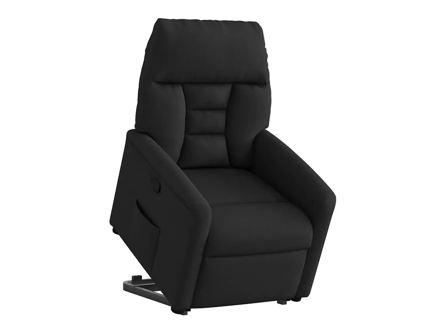 Poltrona* Poltrona Confortável | Poltrona reclinável elevatória tecido SHL179948 Preto