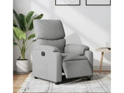 Poltrona Confortável | Poltrona reclinável elétrica tecido -claro SHL415360^ Poltrona