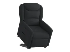 Sale Poltrona Confortável | Poltrona reclinável elevatória tecido SHL555965 Preto