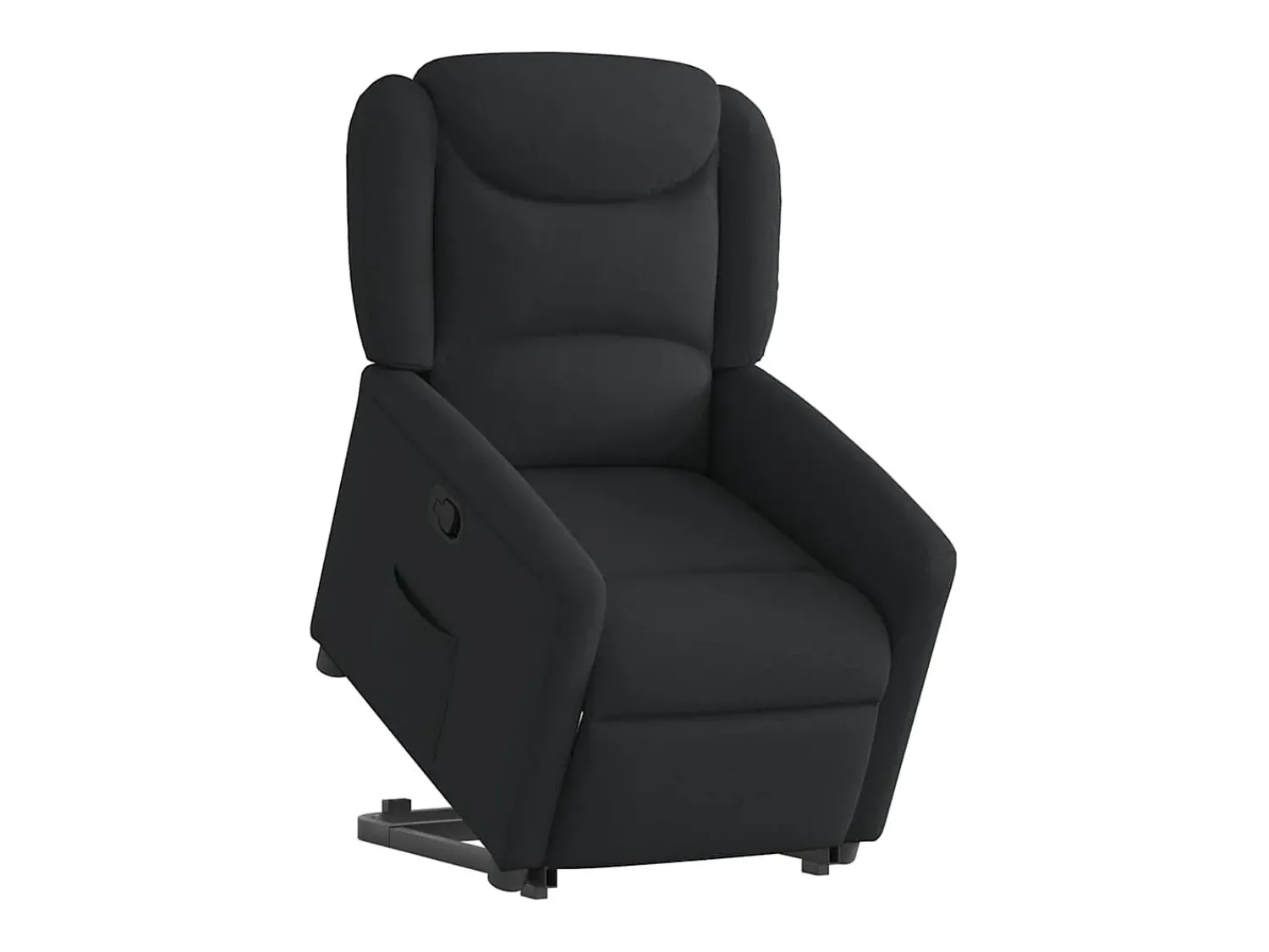 Sale Poltrona Confortável | Poltrona reclinável elevatória tecido SHL555965 Preto