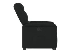 Sale Poltrona Confortável | Poltrona reclinável elevatória tecido SHL555965 Preto