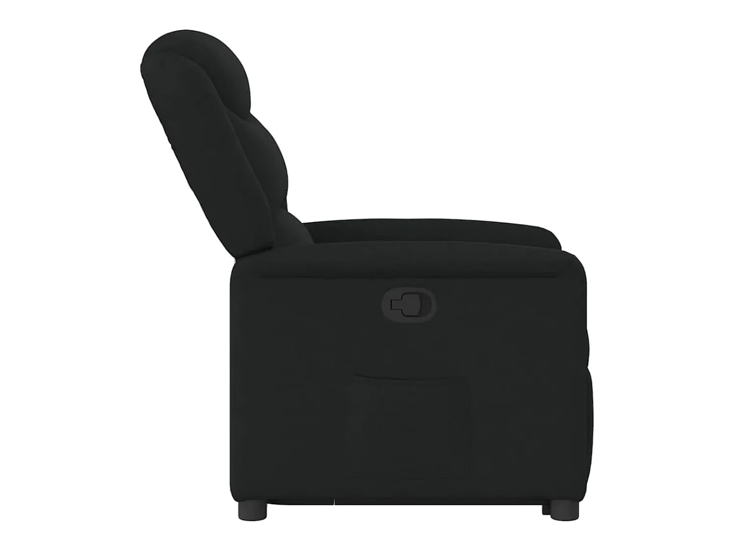 Sale Poltrona Confortável | Poltrona reclinável elevatória tecido SHL555965 Preto