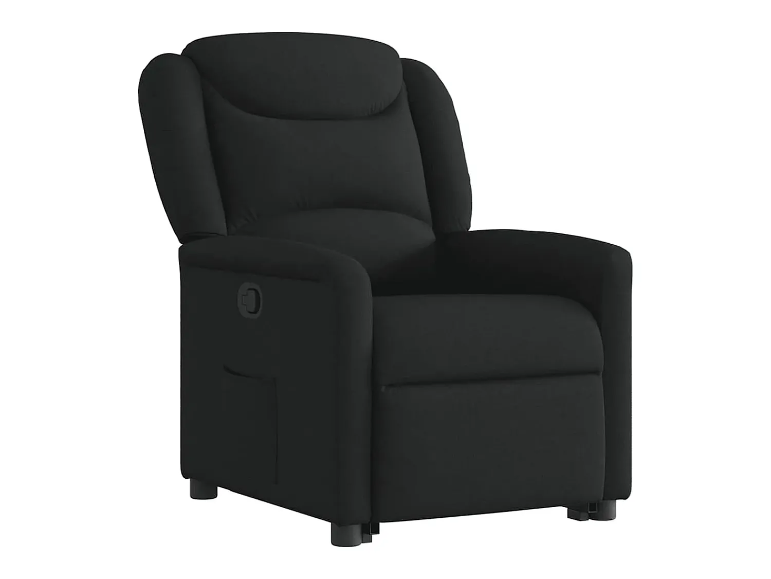 Sale Poltrona Confortável | Poltrona reclinável elevatória tecido SHL555965 Preto