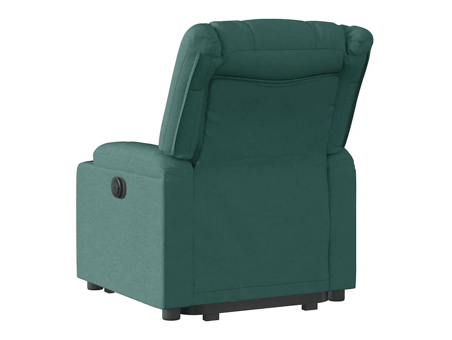 Poltrona Confortável | Poltrona reclinável elevatória tecido verde-escuro SHL702551^ Poltrona