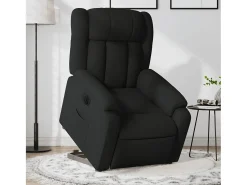 Poltrona* Poltrona Confortável | Poltrona reclinável elevatória elétrica tecido SHL208786 Preto