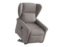 Poltrona* Poltrona Confortável | Poltrona reclinável elevatória tecido cinzento-acastanhado SHL947804 Taupe