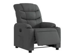 Poltrona Confortável | Poltrona reclinável elétrica tecido cinzento-escuro SHL158991^ Poltrona