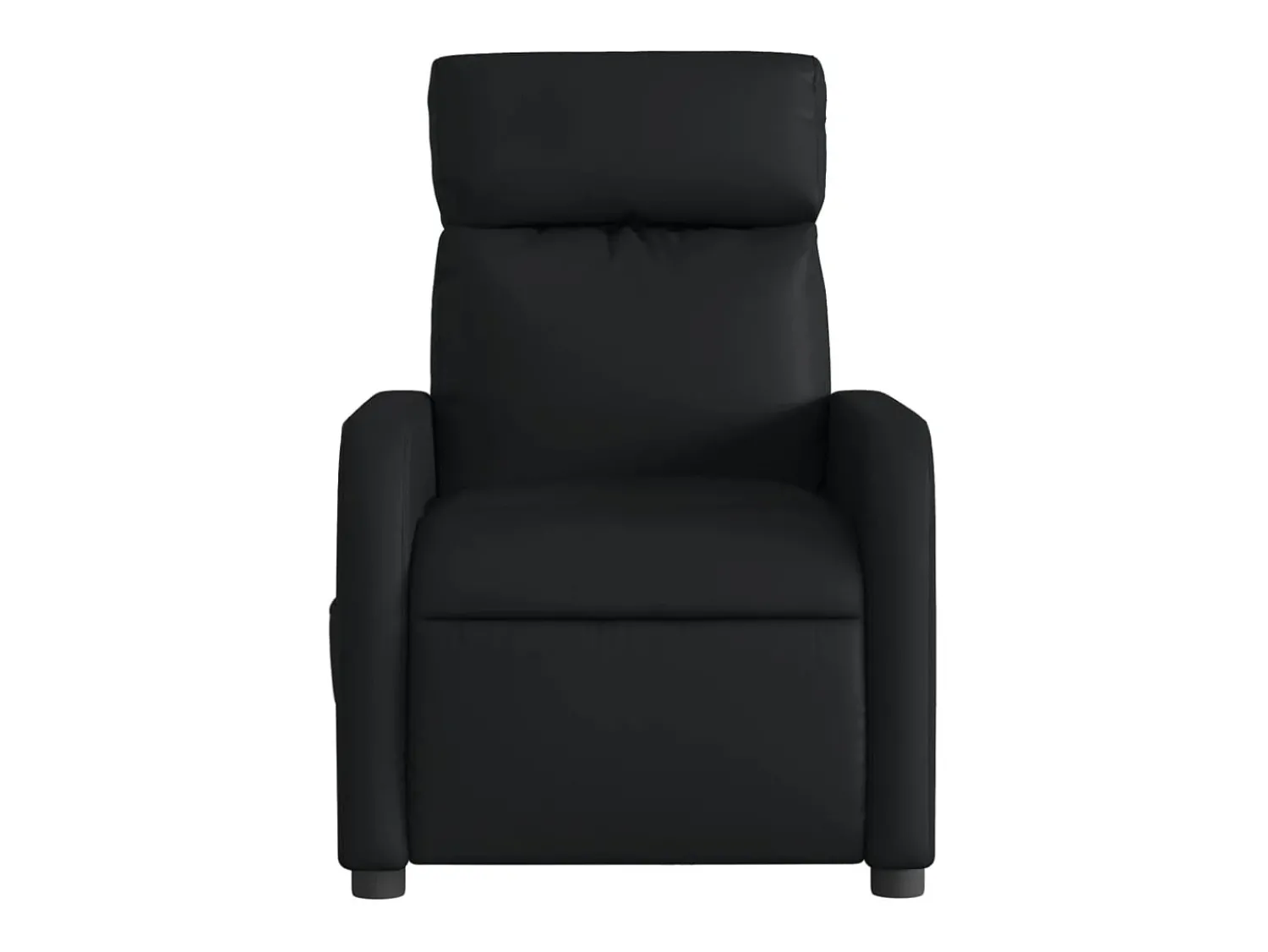 Sale Poltrona Confortável | Poltrona reclinável elétrica couro artificial SHL830730 Preto