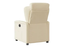 Poltrona* Poltrona Confortável | Poltrona reclinável elétrica tecido cor SHL699340 Creme