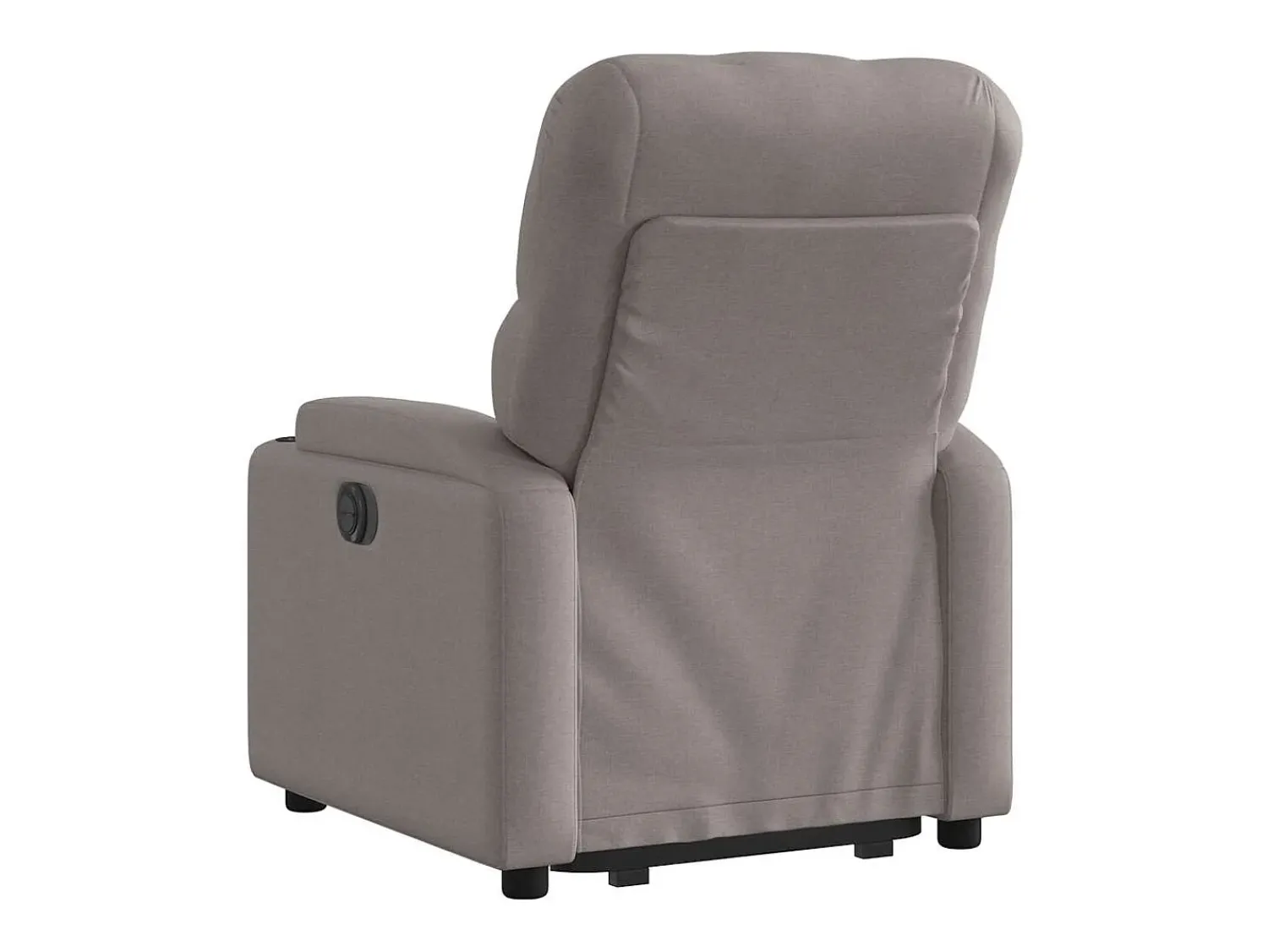 Clearance Poltrona Confortável | Poltrona reclinável elevatória tecido cinzento-acastanhado SHL671220 Taupe