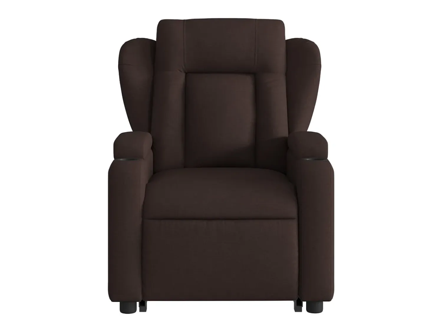 Best Poltrona Confortável | Poltrona reclinável elevatória tecido -escuro SHL503911 Castanho