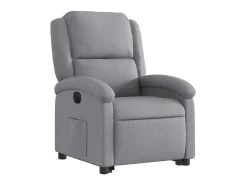 Poltrona* Poltrona Confortável | Poltrona reclinável elevatória elétrica tecido -claro SHL45813 Cinzento